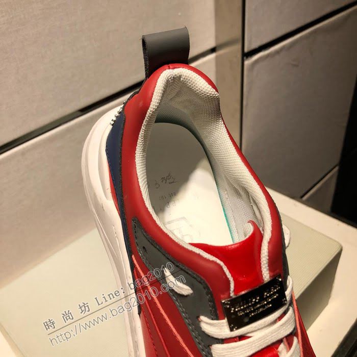 philipp plein男鞋 專櫃同步 PP頂級男士 菲利普休閒鞋  jpx1102
